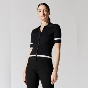 Carbon38 Stretch Sweater Polo